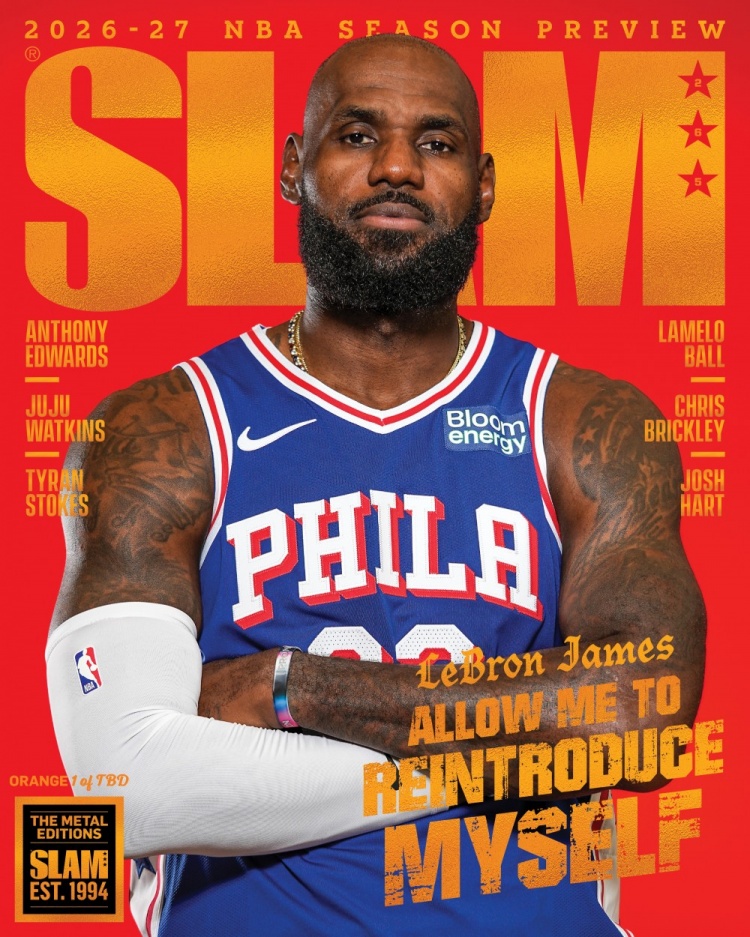 开启生涯第24季！詹姆斯登上《Slam》杂志最新一期封面